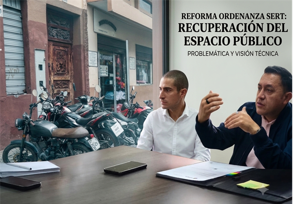 Imagen para los medios: Ordenanza Reformatoria a la Ordenanza que Regula el Sistema de Estacionamiento Rotativo Tarifado (SERT) en el Cantón Cuenca.